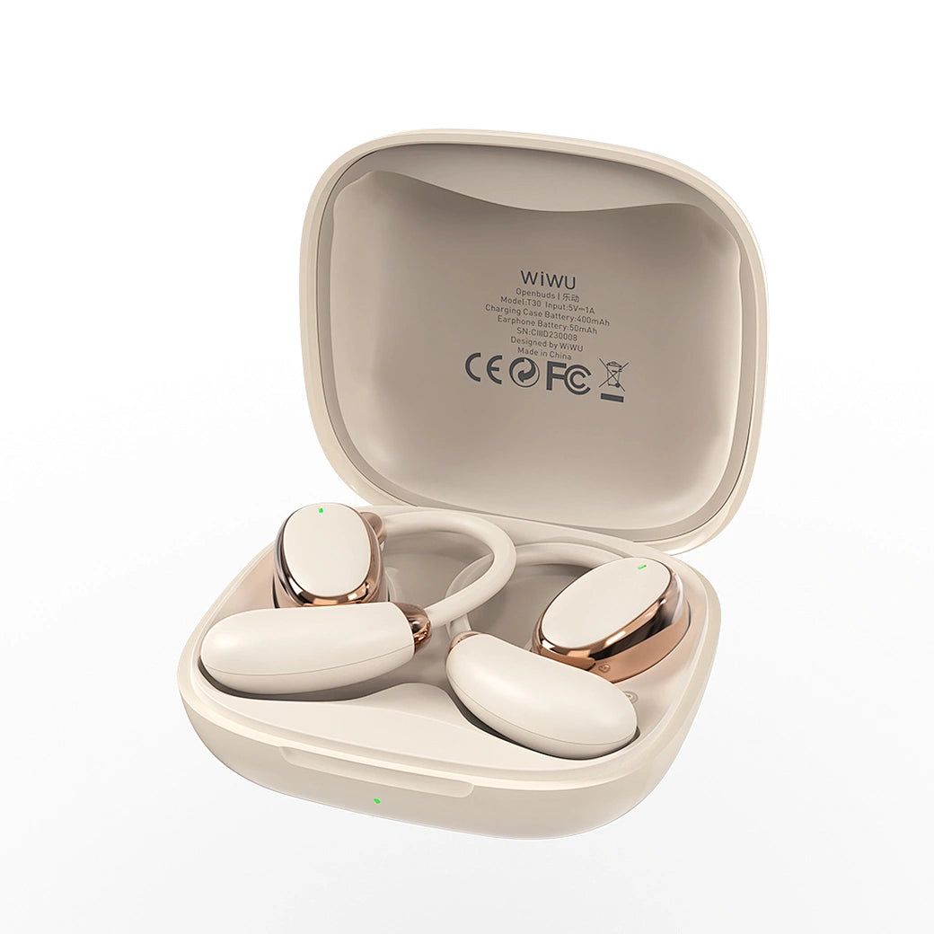 Studio portable ouvert WiWU T30 - Beige