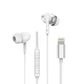 Écouteurs Lightning filaires stéréo WiWU EB319 - Blanc