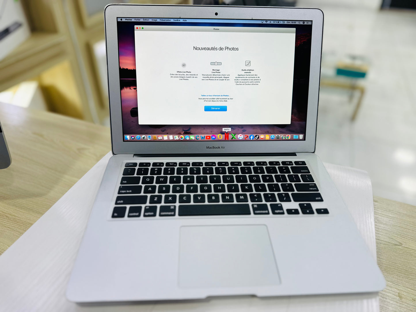 MacBook Air Core i5 - 2017 - 8Go/128Go - Retina 13" - Clavier QWERTY