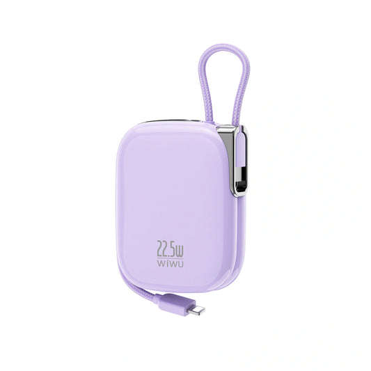 WiWU MH136 Sugar 10000mAh 22,5W 1C Banque d'alimentation - Violet