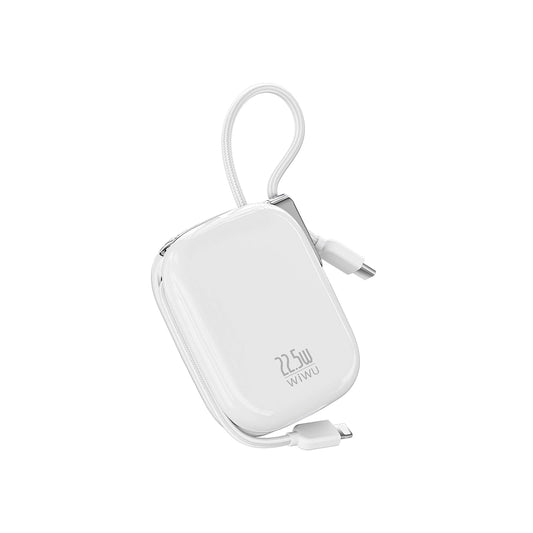 WiWU MH136 Sugar 10000mAh 22.5W 1C Power Bank - Blanc