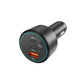 Chargeur de voiture rapide WiWU Wi-QC026 Exeed 200W QC+PD - Noir