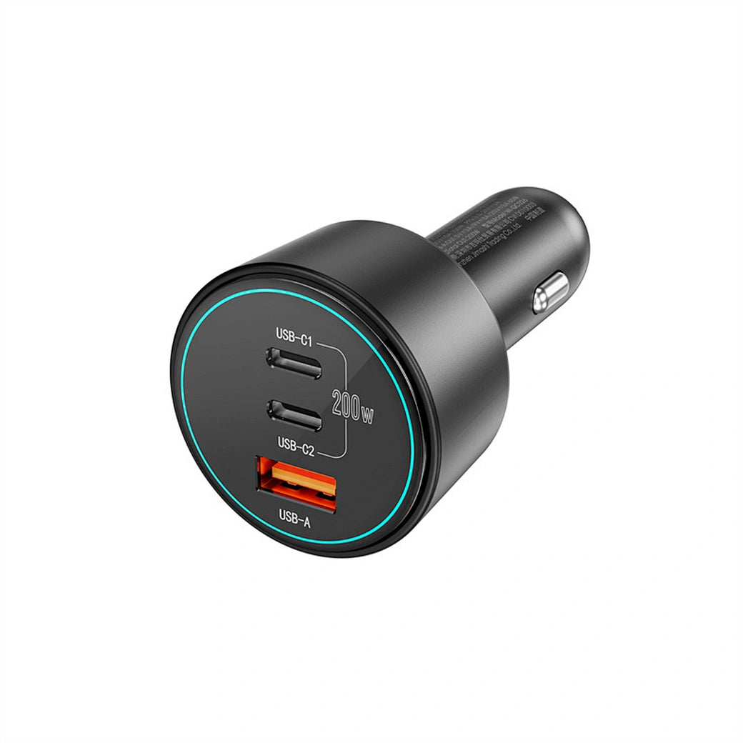 Chargeur de voiture rapide WiWU Wi-QC026 Exeed 200W QC+PD - Noir