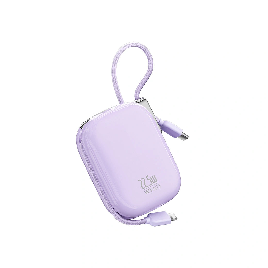 WiWU MH136 Sugar 10000mAh 22,5W 1C Banque d'alimentation - Violet