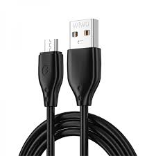 WiWU Wi-C001 Câble de charge USB vers micro Pioneer 2.4A 1m - Noir