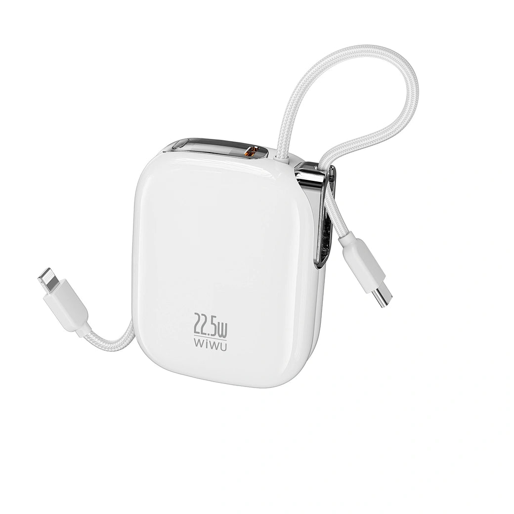 WiWU MH136 Sugar 10000mAh 22.5W 1C Power Bank - Blanc