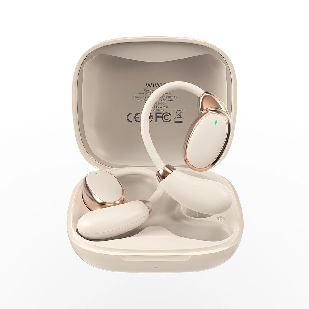 Studio portable ouvert WiWU T30 - Beige